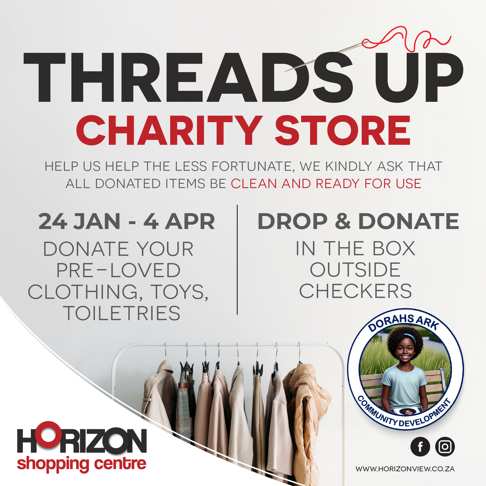 THREADS UP CHARITY STORE