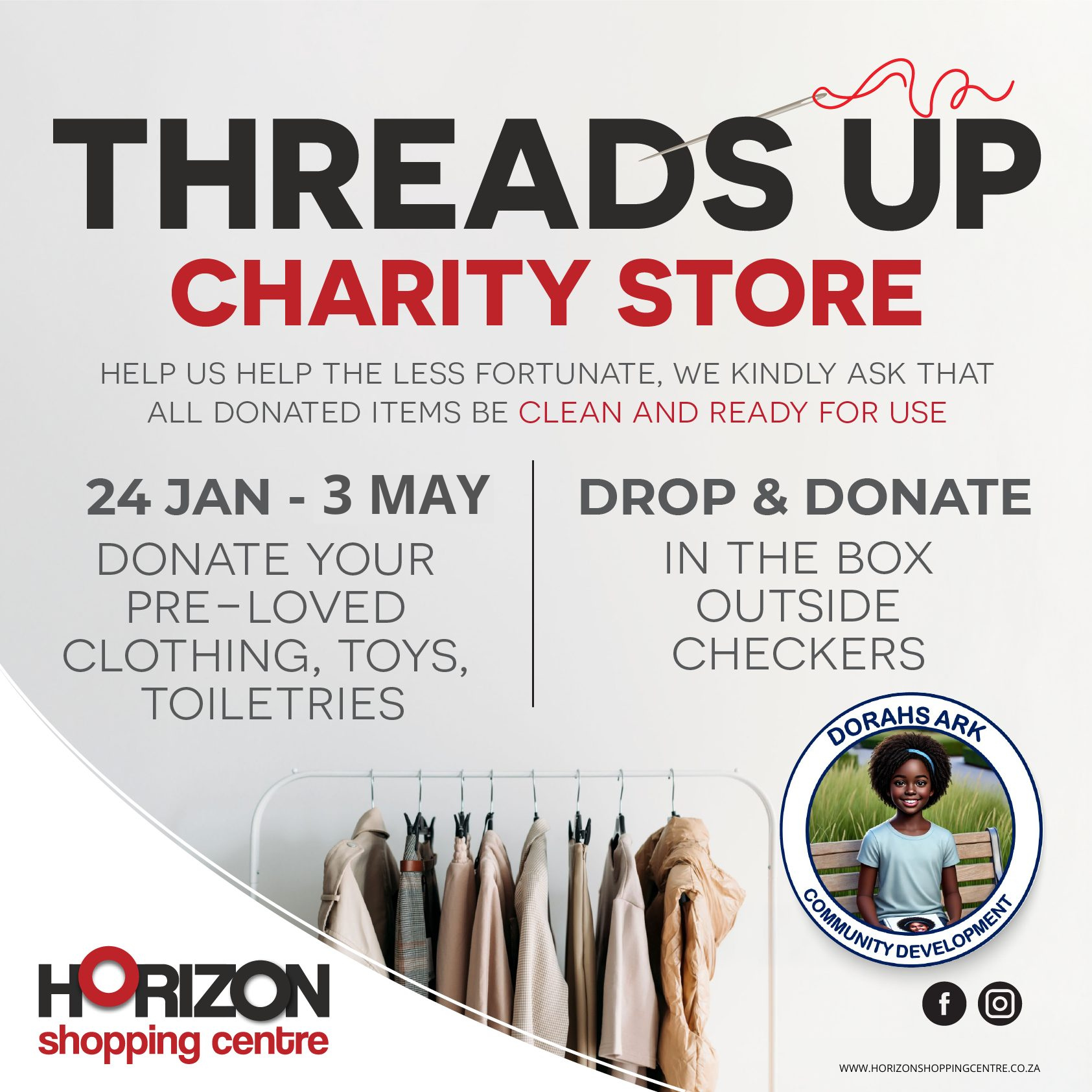 THREADS UP CHARITY STORE