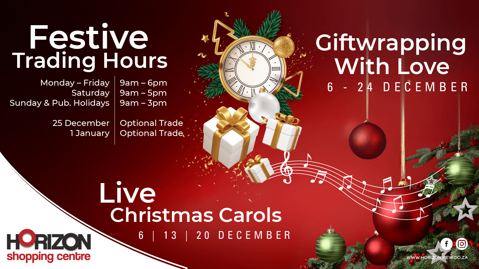 Festive season at Horizon